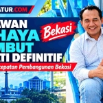 Keterangan foto Amrul Mustopa ketua Relawan Cahaya Bekasi
