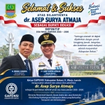 Keterangan foto : H. Wasju Juanda Ketua Gapensi Kabupaten Bekasi bersama Bupati Bekasi dr. Asep Surya Atmaja