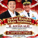 Keterangan foto : H. Alvian Alzi Ucapkan Selamat atas Pelantikan dr. Asep Surya Atmaja sebagai Bupati Bekasi