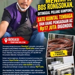 Keterangan foto : pelaku Pencuri Satu Kuintal Tembaga dan Uang Pengadaan AC Rp17 Juta Digondol Anak Buah