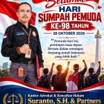 Keterangan foto : Sumpah Pemuda ke-98, Suranto, S.H. & Partners Ajak Generasi Muda Perkuat Persatuan dan Kesadaran Hukum
