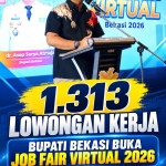 Keterangan foto: Bupati Bekasi Buka Job Fair Virtual 2026, 45 Perusahaan Tawarkan 1.313 Lowongan Kerja