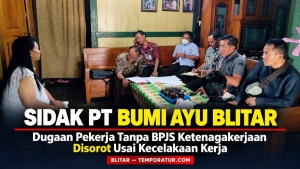 Keterangan foto : Binawasker Jatim Sidak PT Bumi Ayu Dugaan Pekerja Tanpa BPJS Ketenagakerjaan Disorot Usai Kecelakaan Kerja Dua Jari Karyawan Putus