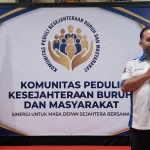 Keterangan foto : Ketua Umum Komunitas Peduli Kesejahteraan Buruh dan Masyarakat, Amir Mahfuzh