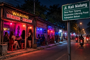Keterangan foto : Tempat Hiburan Malam (THM) di sekitar Kabupaten Bekasi (ft.ilustrasi)