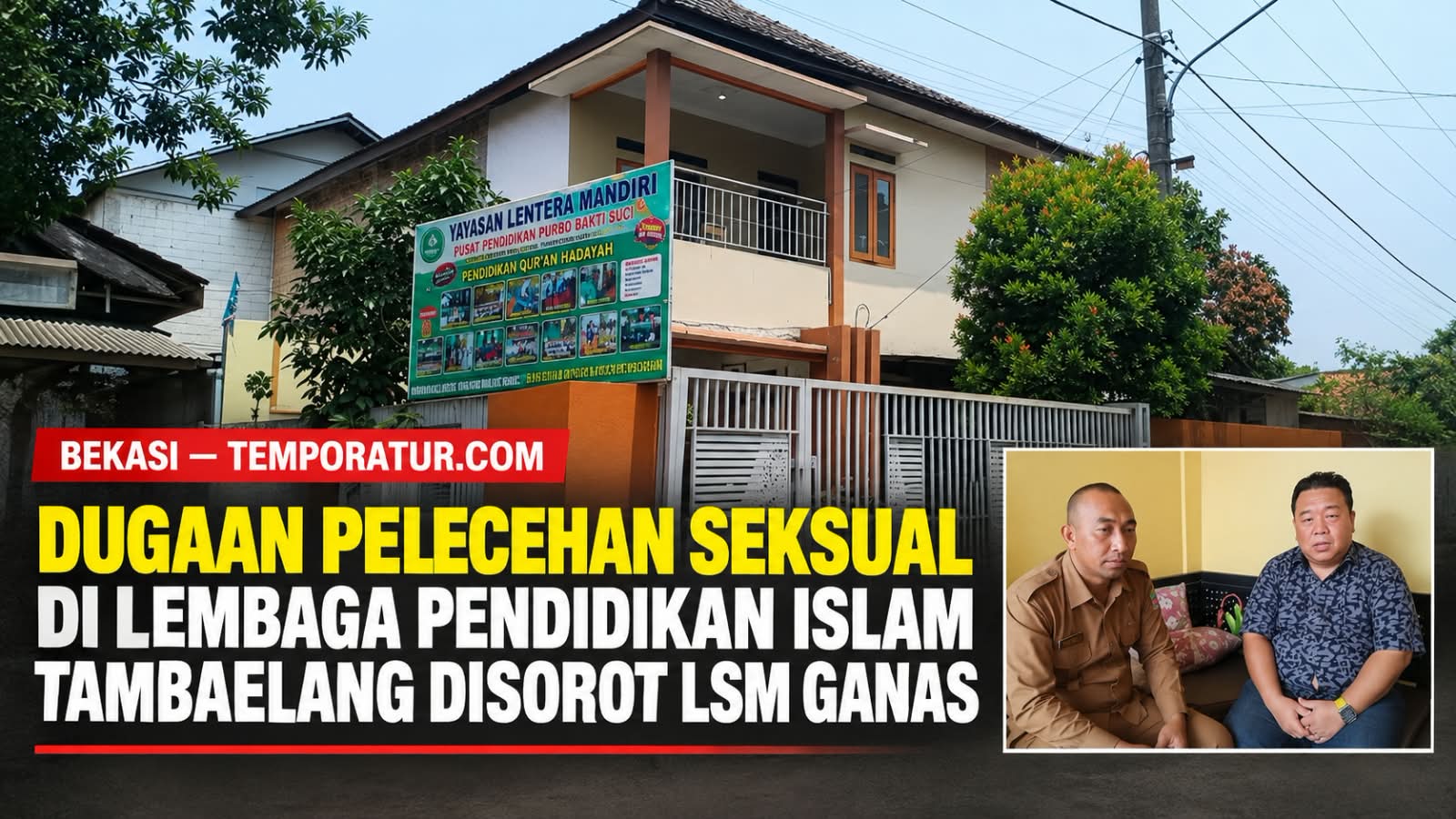 Keterangan foto : Dugaan Pelecehan Seksual di Tambelang Tuai Perhatian, LSM GANAS Dorong Penanganan Hukum