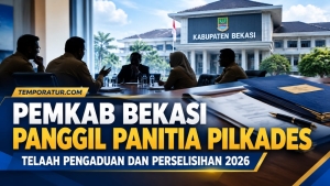 Keterangan foto : Pemkab Bekasi Panggil 16 Panitia Pilkades 2026 Terkait Pengaduan dan Perselisihan, Rabu 14/10/2026.(ft.ilustrasi)