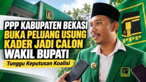 Keterangan foto : Sarif Marhaendi ketua DPC PPP Kabupaten Bekasi