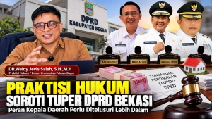 Keterangan foto : DR. Weldy Jevis Saleh, S.H., M.H