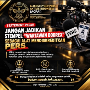 ACPAI: Istilah “Wartawan Bodrex” Jangan Jadi Stigma untuk Membungkam Kritik Pers (ft.ilustrasi)